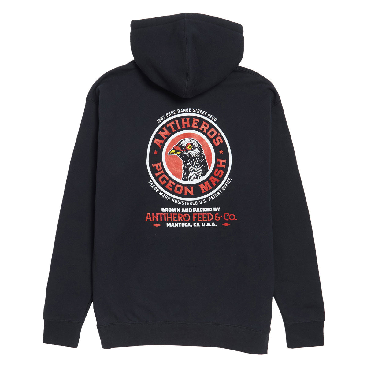 Anti-Hero Pigeon Mash Hoodie - Navy/Multi Color Prints image 1