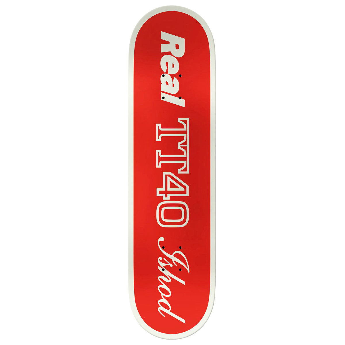 Real Ishod Shape Code Twin Tail Skateboard Deck - Red - 8.50