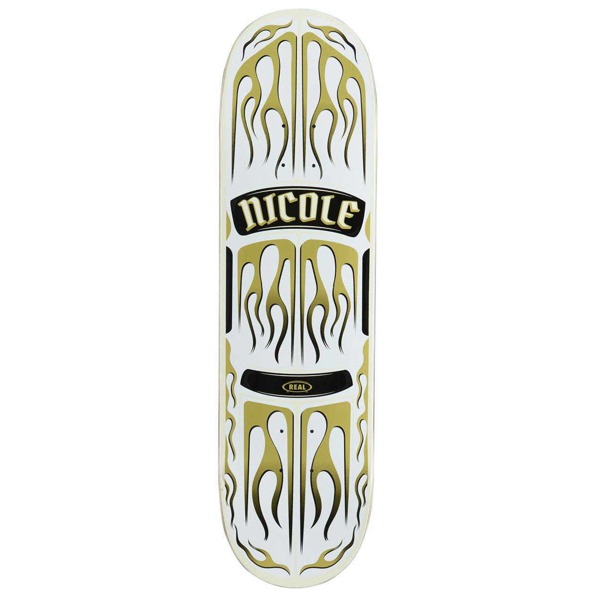 Real Nicole Ember Skateboard Deck - White - 8.50