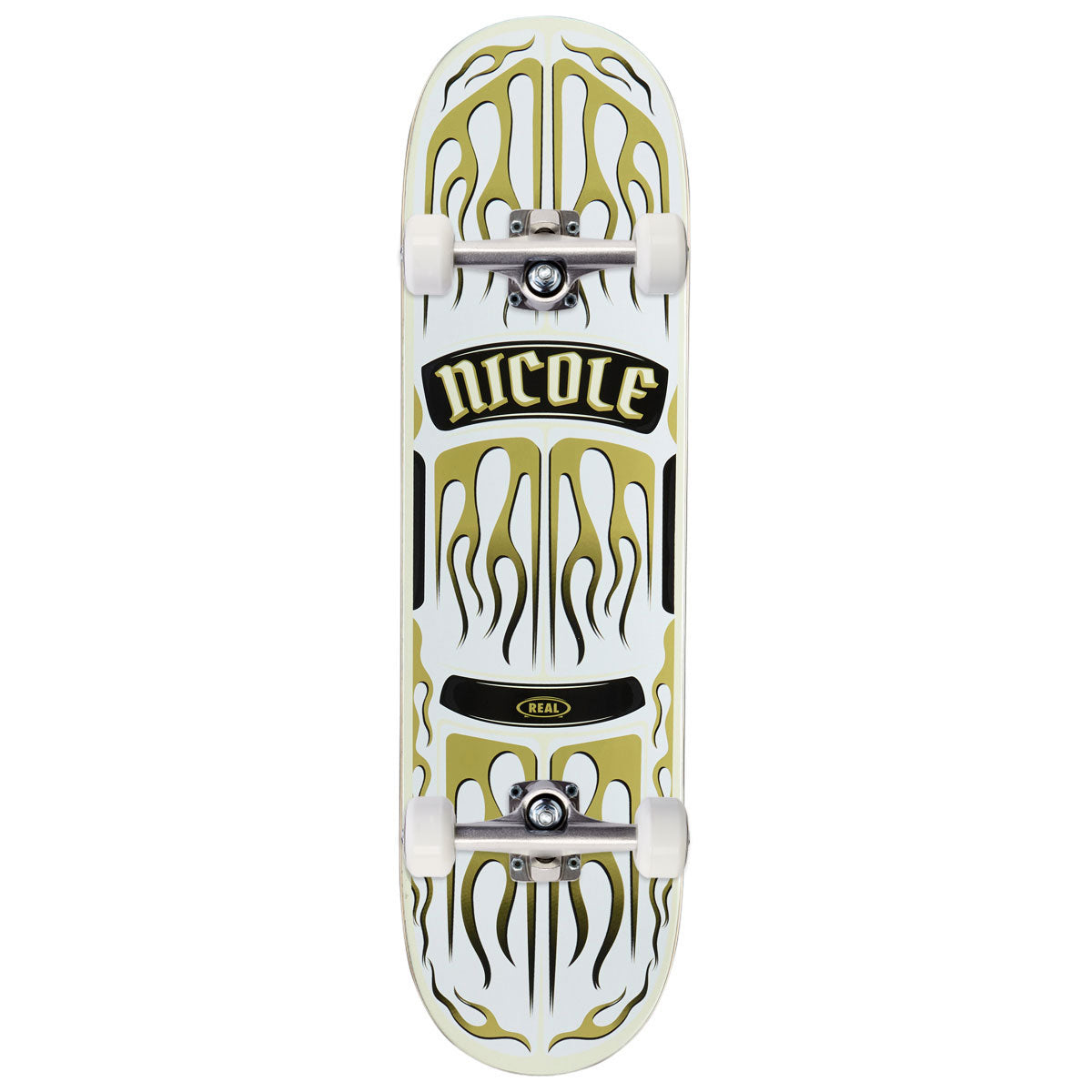 Real Nicole Ember Skateboard Complete - White - 8.50