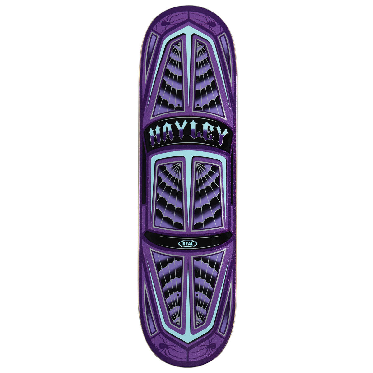 Real Hayley Threadline True Fit Skateboard Deck - Purple - 8.38