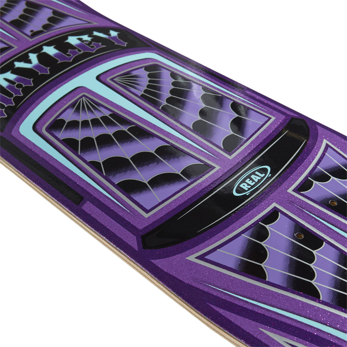 Real Hayley Threadline True Fit Skateboard Deck - Purple - 8.38