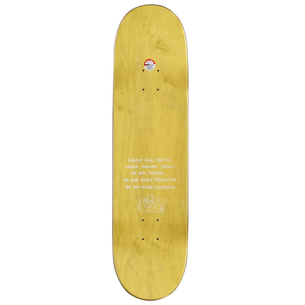Krooked Team Eyes Skateboard Complete - Orange - 8.25