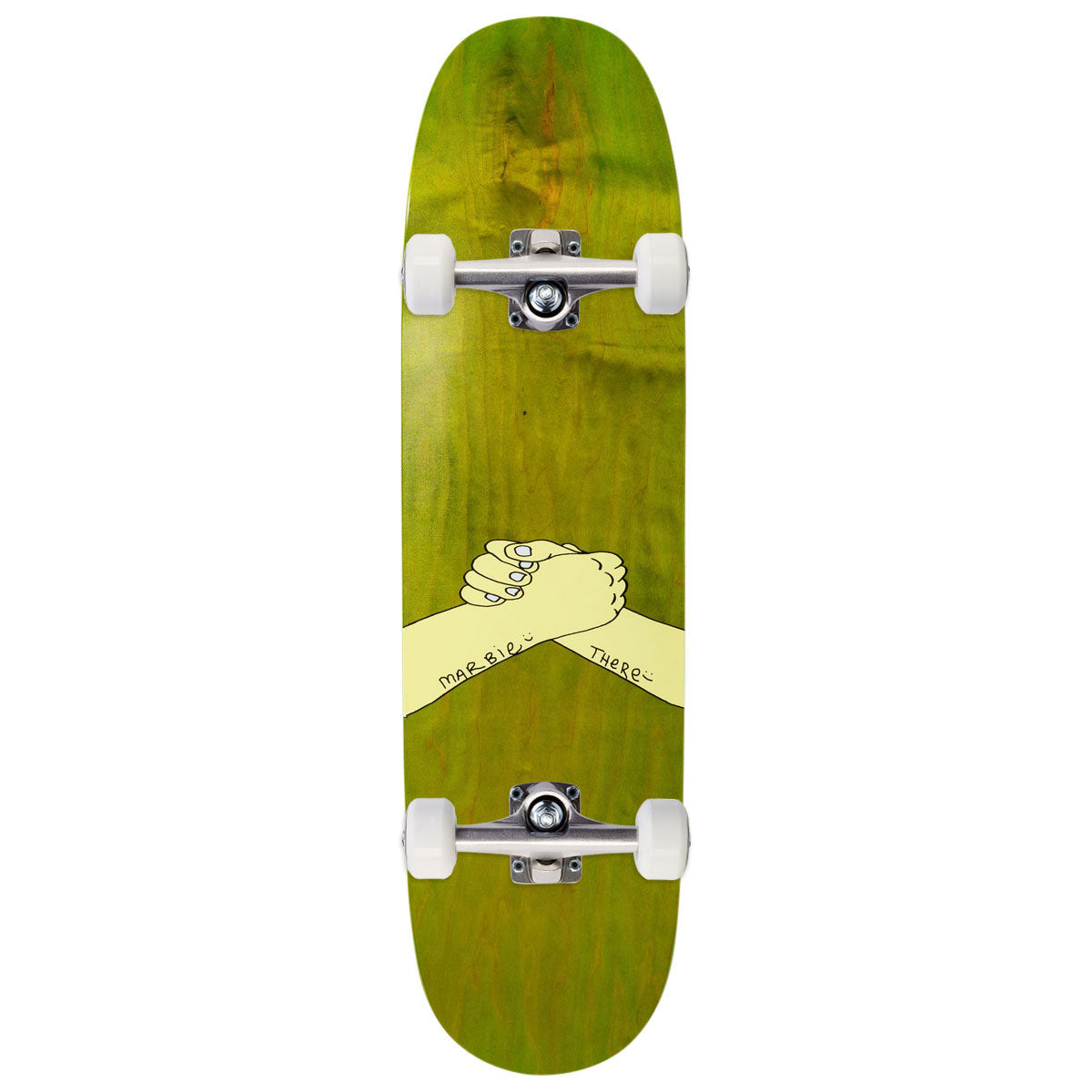 There Marbie Dapped Slick Skateboard Complete - 8.50