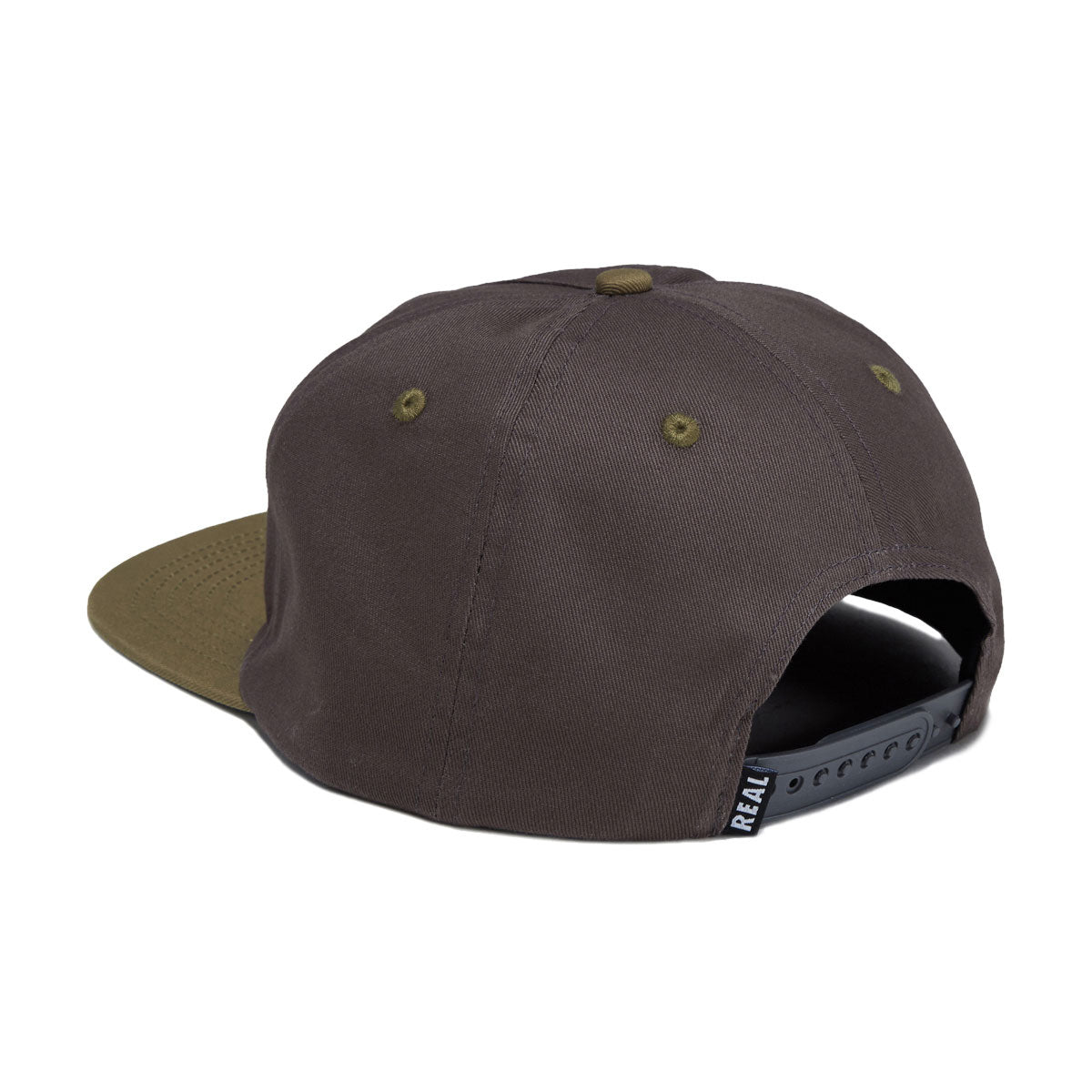 Real EMB Hat - Charcoal/Tan image 2