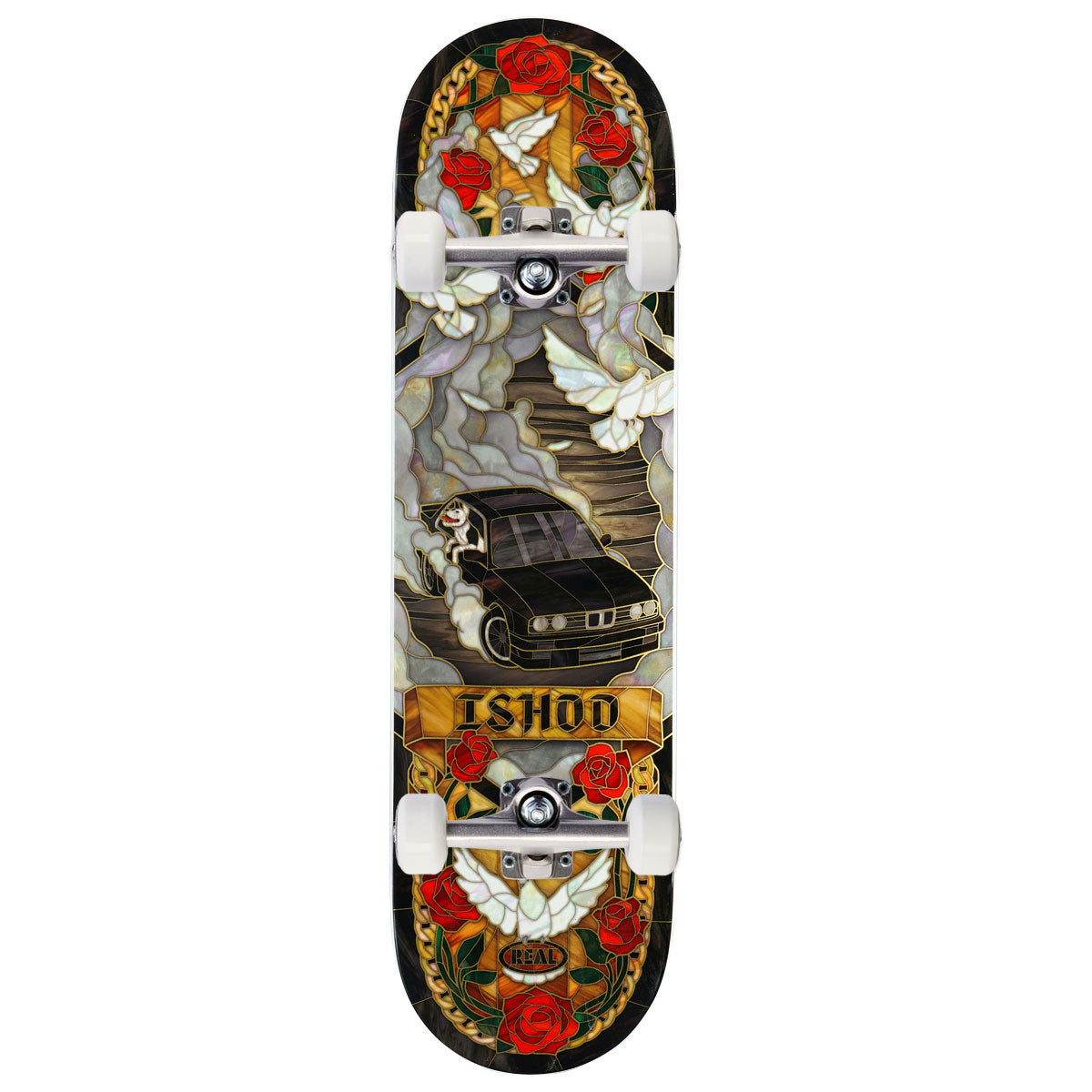 Real Ishod Cathedral Twin Tail Skateboard Complete - 8.50