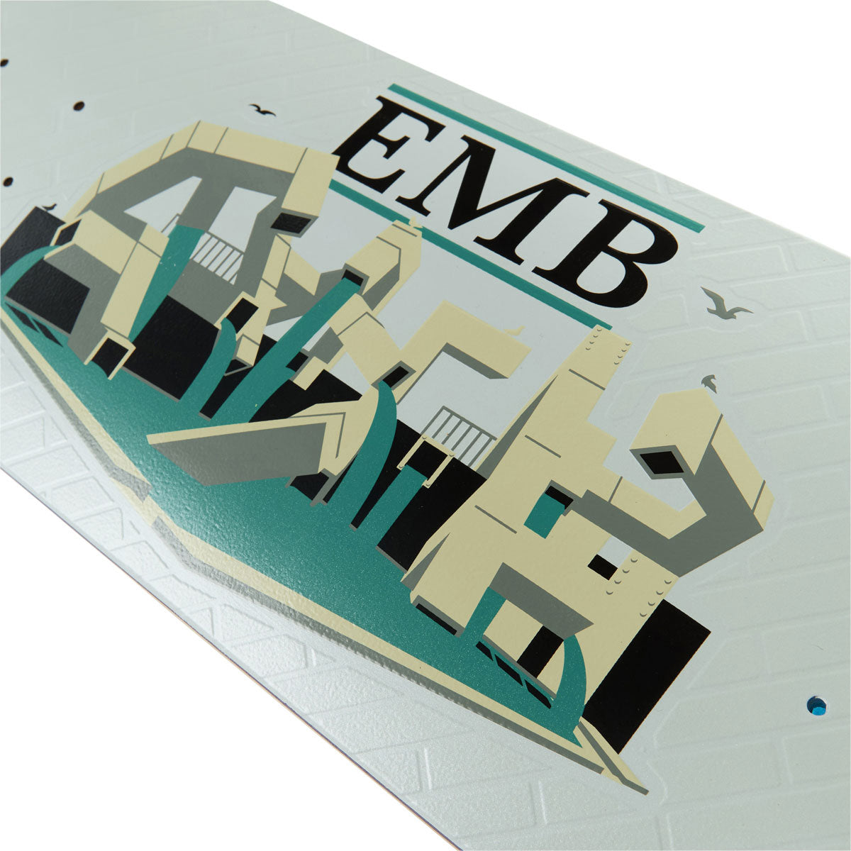Real EMB Team Skateboard Complete - White - 8.25