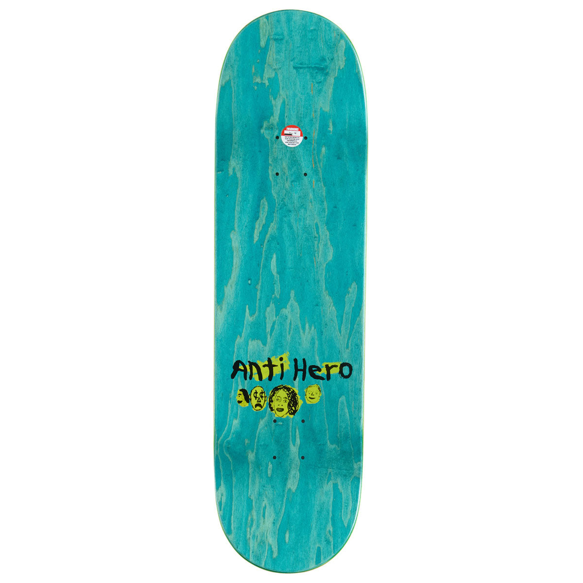 Anti-Hero Doobie Expressions Skateboard Deck - Cream - 8.75