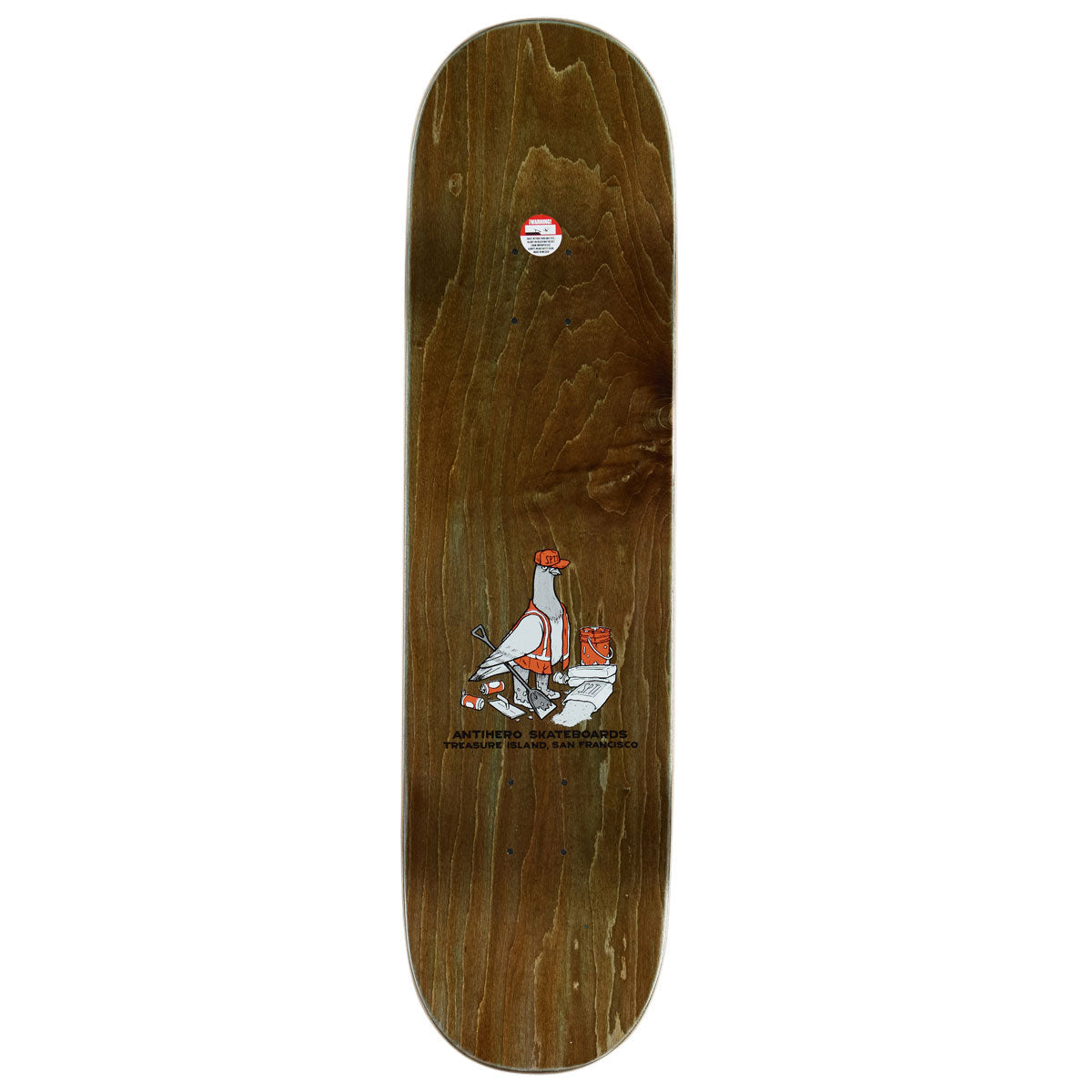 Anti-Hero Treasure Island Eagle Skateboard Complete - Grey - 8.25