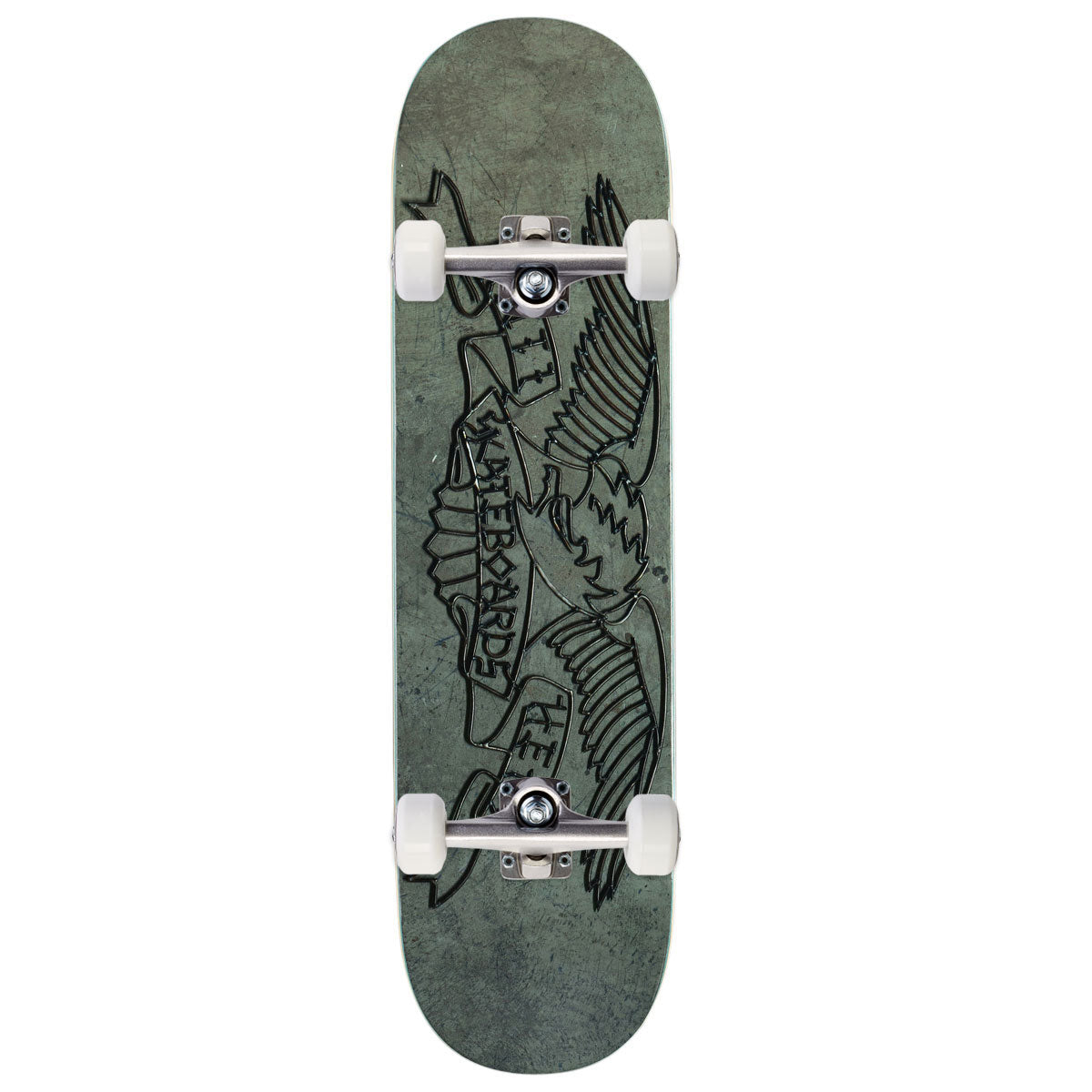 Anti-Hero Treasure Island Eagle Skateboard Complete - Grey - 8.25