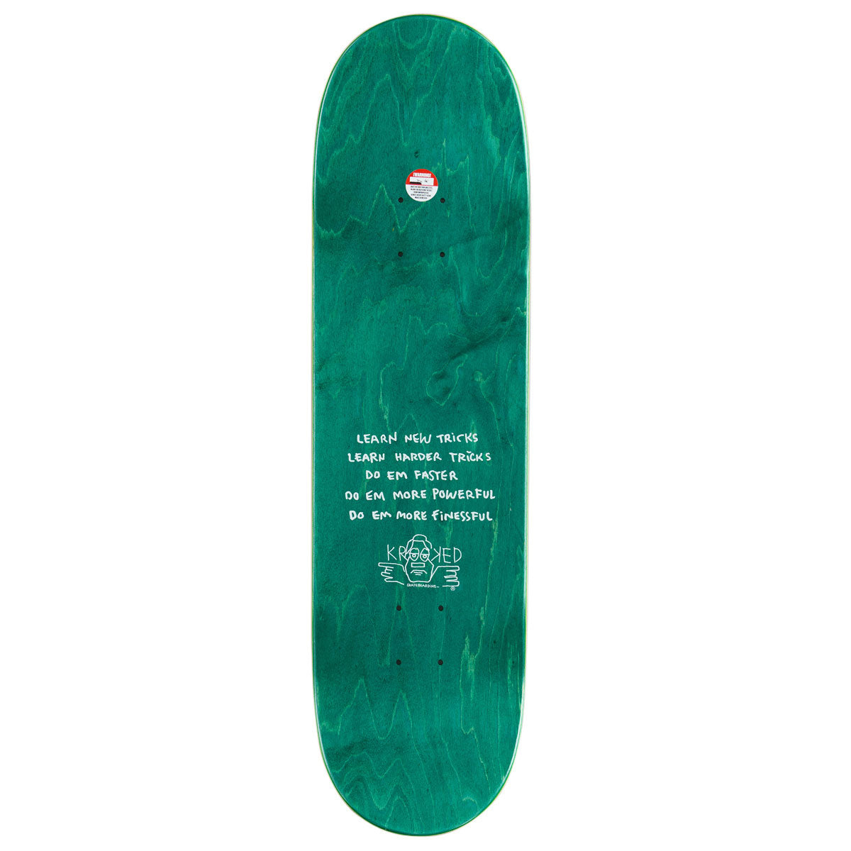 Krooked Team Firebirds True Fit Skateboard Complete - Green - 8.50