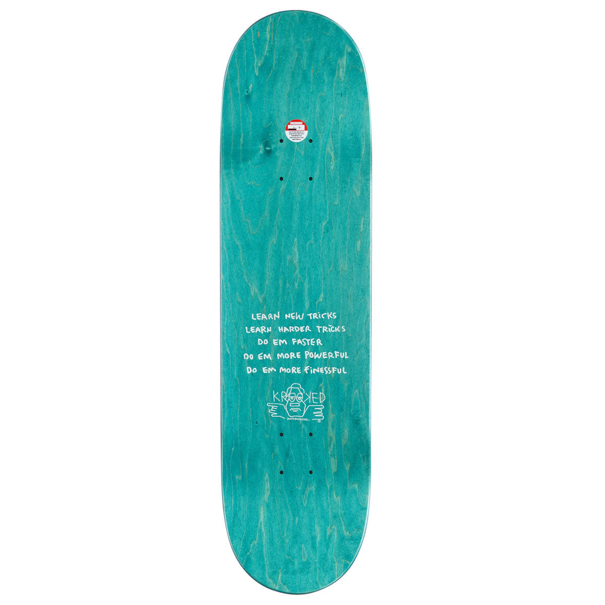 Krooked Team Eyes Skateboard Complete - Black - 8.50
