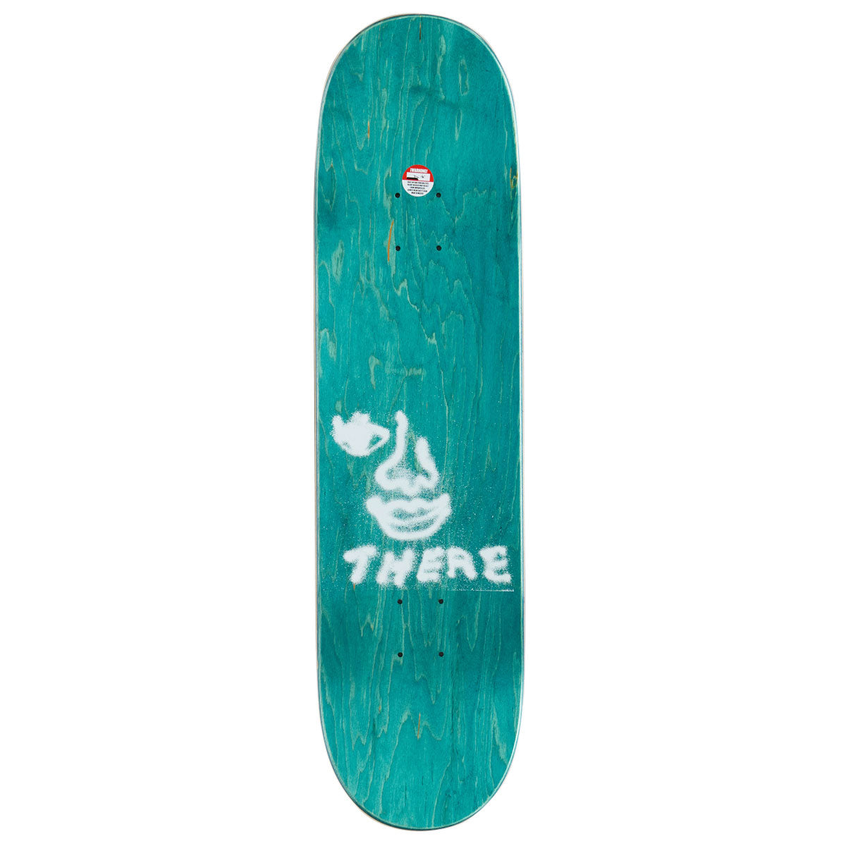 There Team Burning Skateboard Deck - Black - 8.25