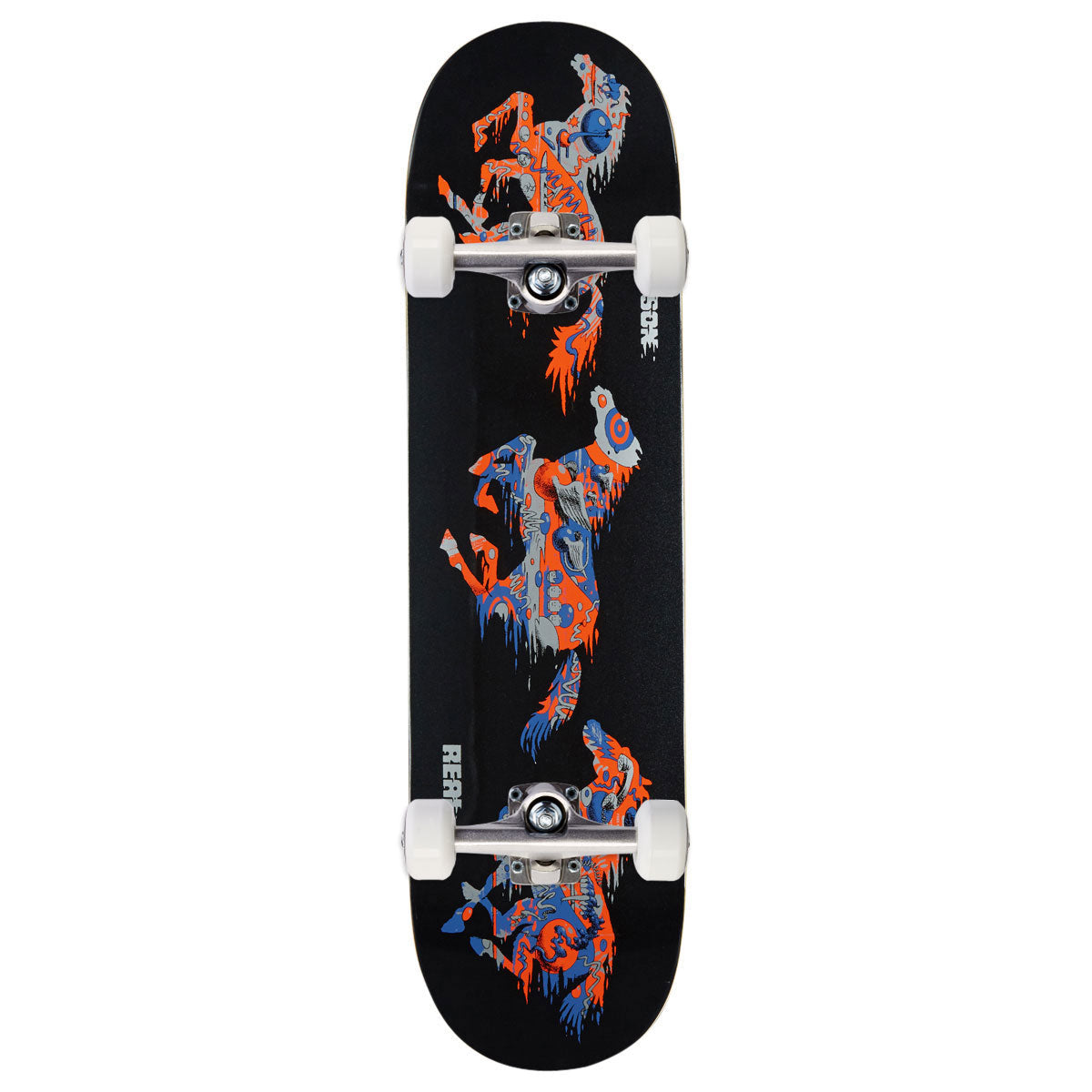 Real DBX Mason Horsepower Skateboard Complete - Black - 8.28