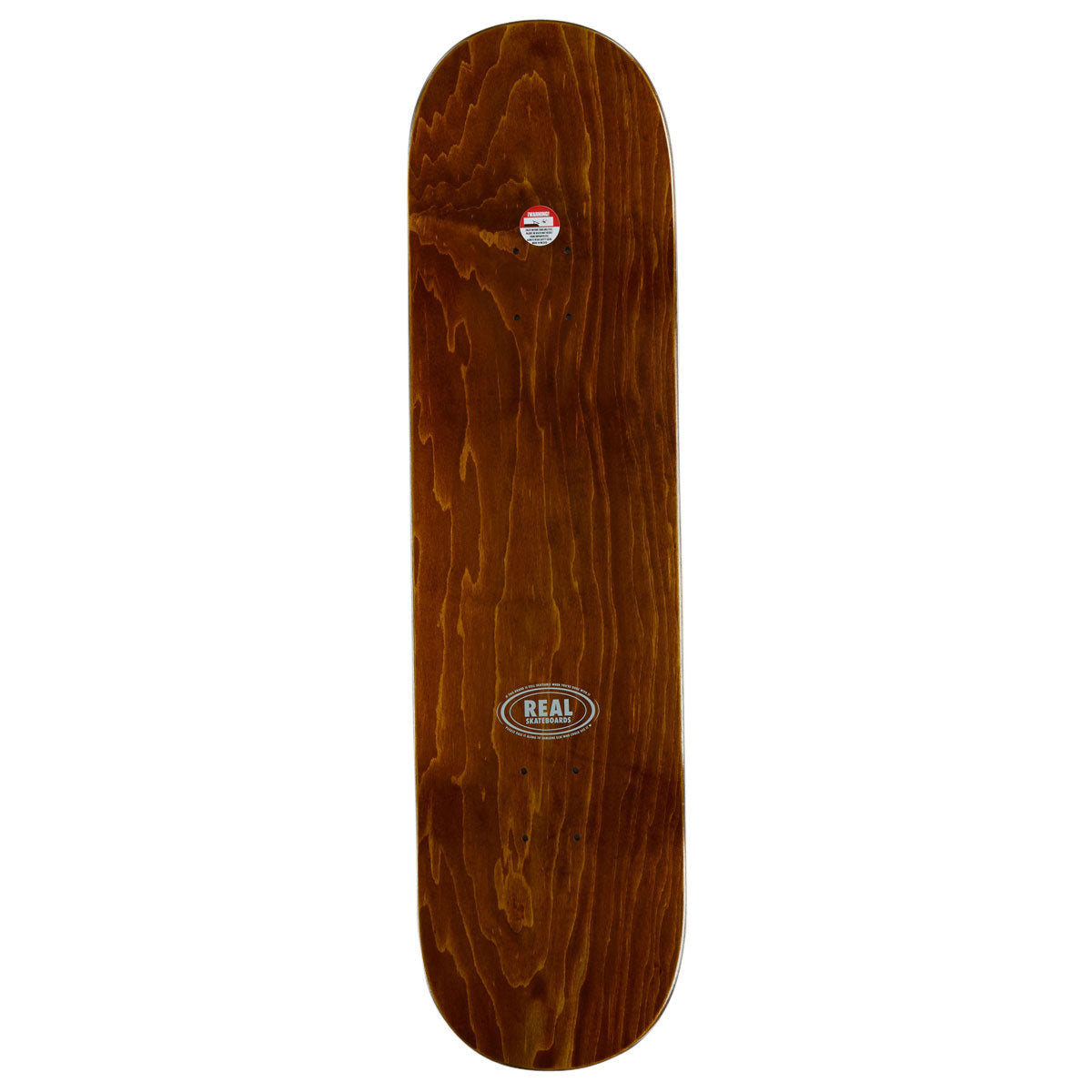 Real Nicole Flames Redux Twin Nose Skateboard Deck - Silver - 8.50