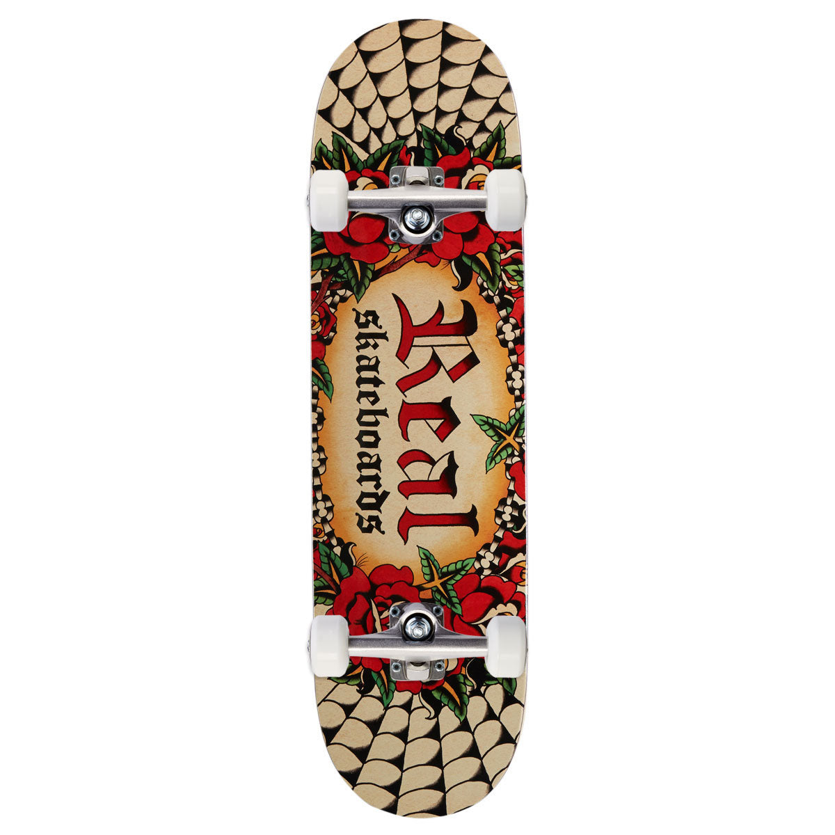 Real Team Oval By Harry Lintell Skateboard Complete - 8.50
