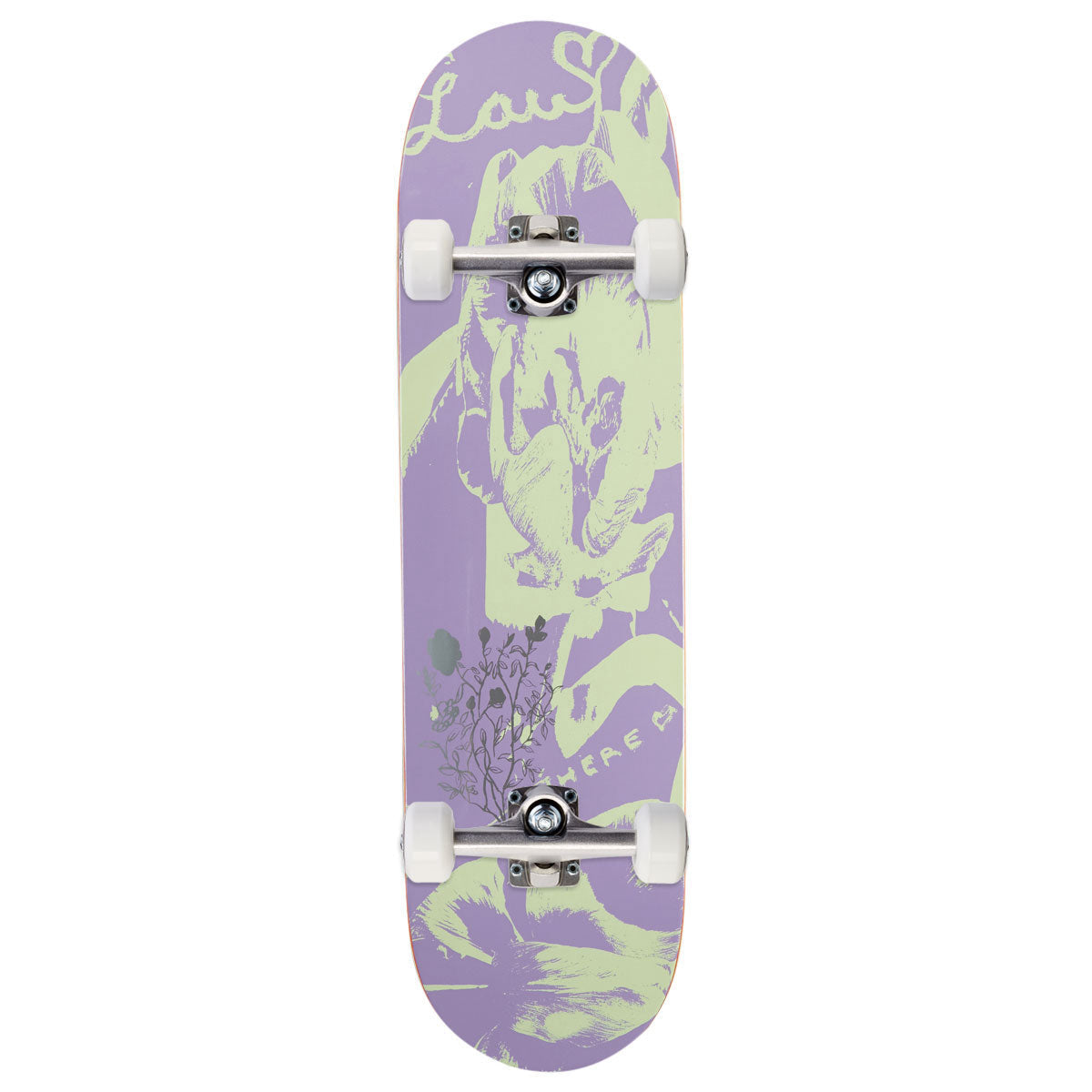 There Lau Willems Bloom Skateboard Complete - Lavender/Glow - 8.50