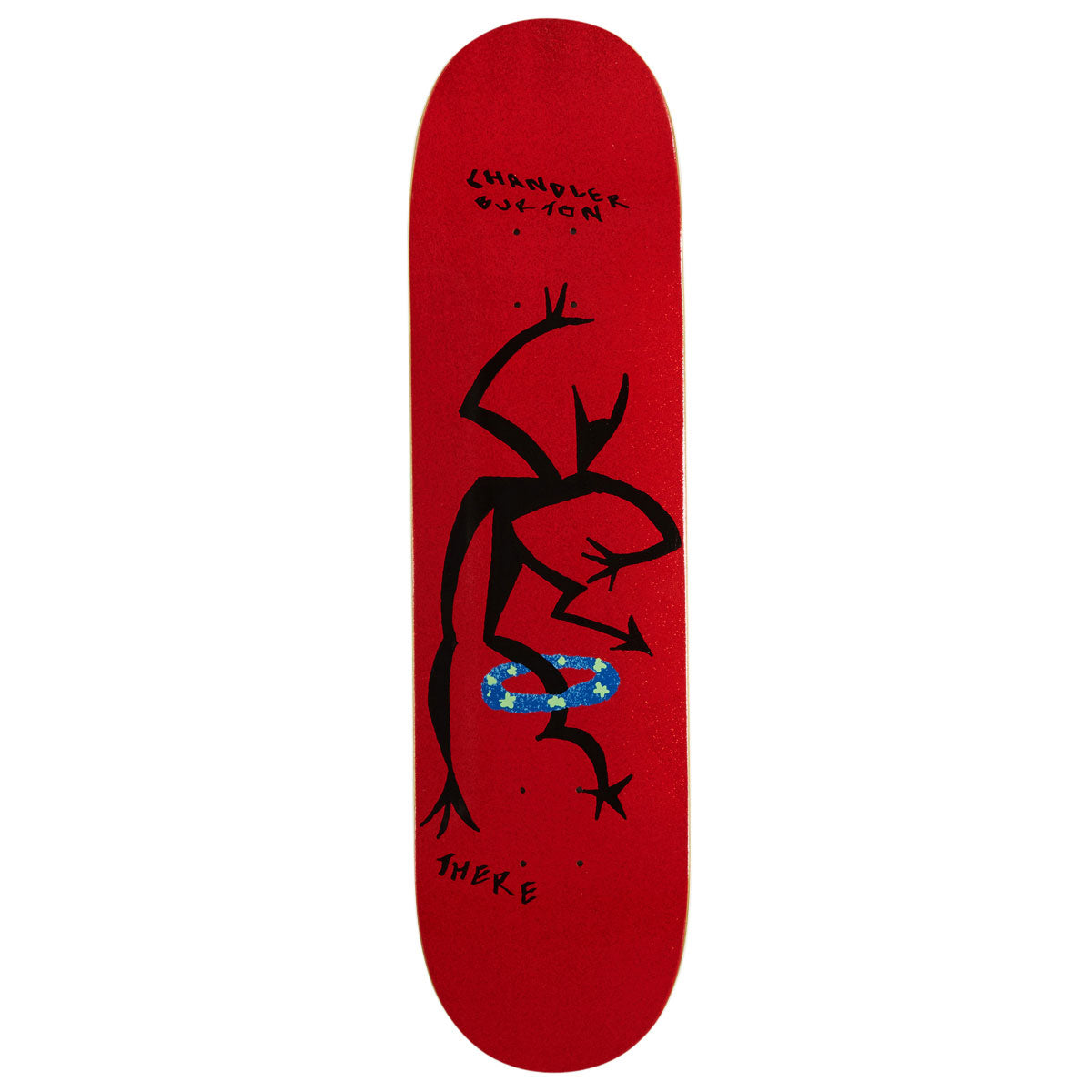There Chandler Ballet True Fit Skateboard Deck - Red - 8.06