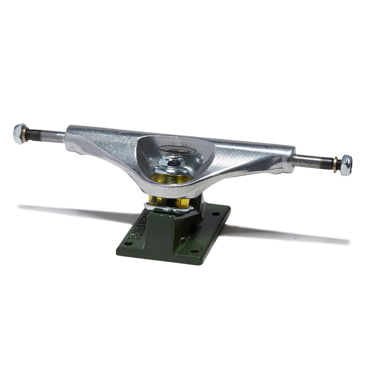 Venture Throw Team Edition Skateboard Trucks - Polished/Dark Green - 5.6 image 2