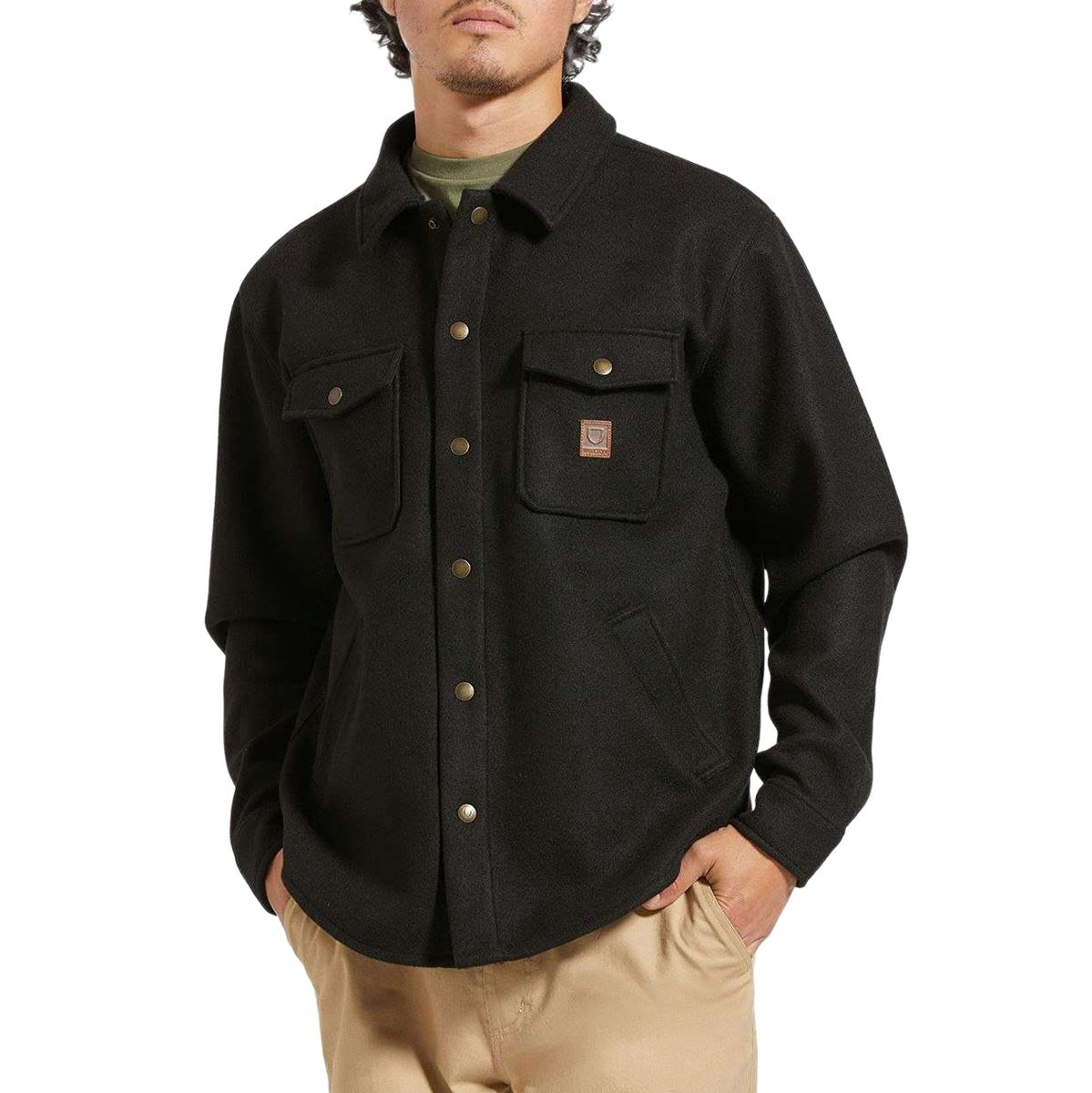 Brixton Durham Felted Stretch Jacket - Black image 1