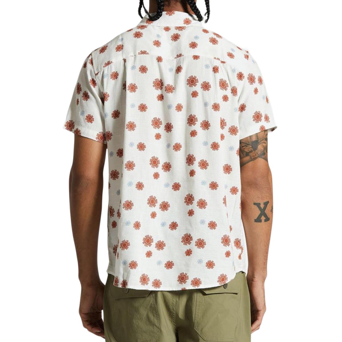 Brixton Charter Slub Shirt - Off White Sol image 2