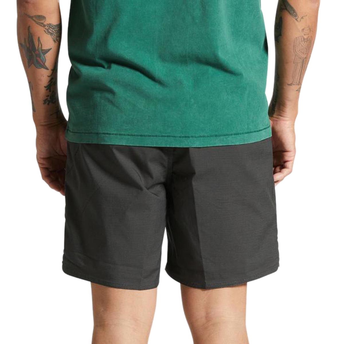 Brixton Everyday Coolmax Shorts - Washed Black image 3