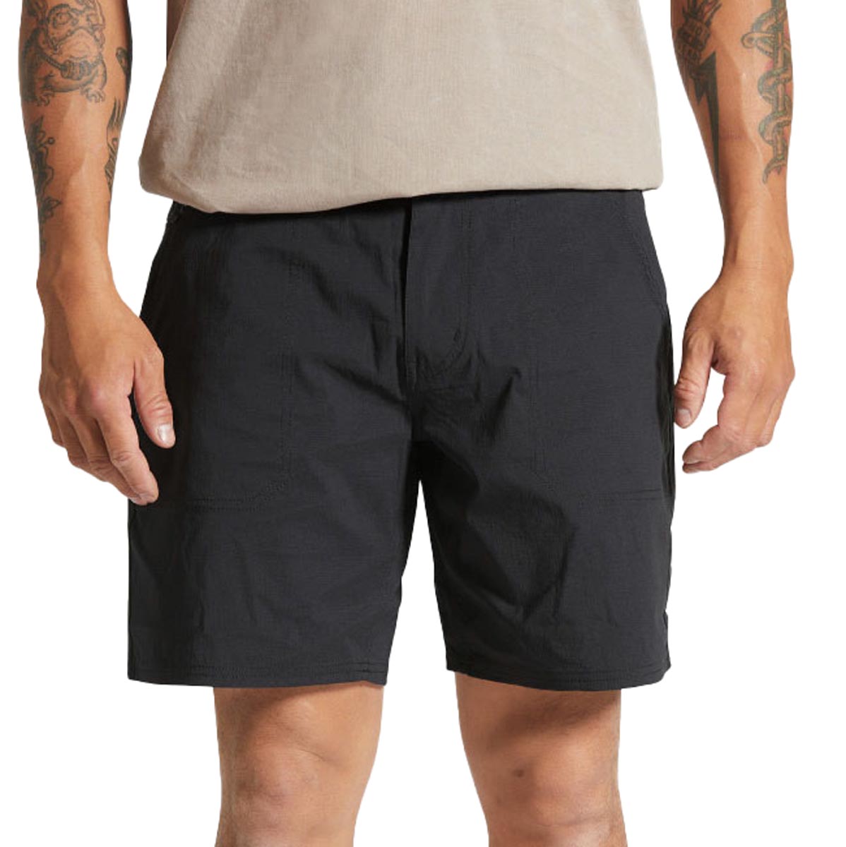 Brixton Adventure Water Shorts - Black image 2