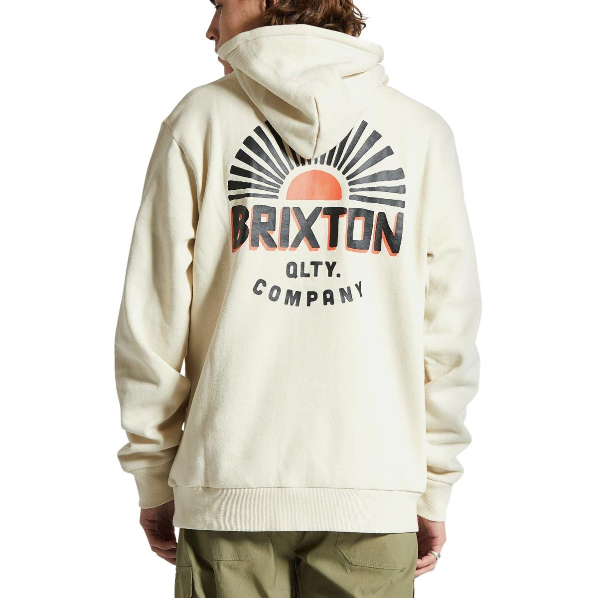 Brixton Rising Sun Hoodie - Whitecap image 2