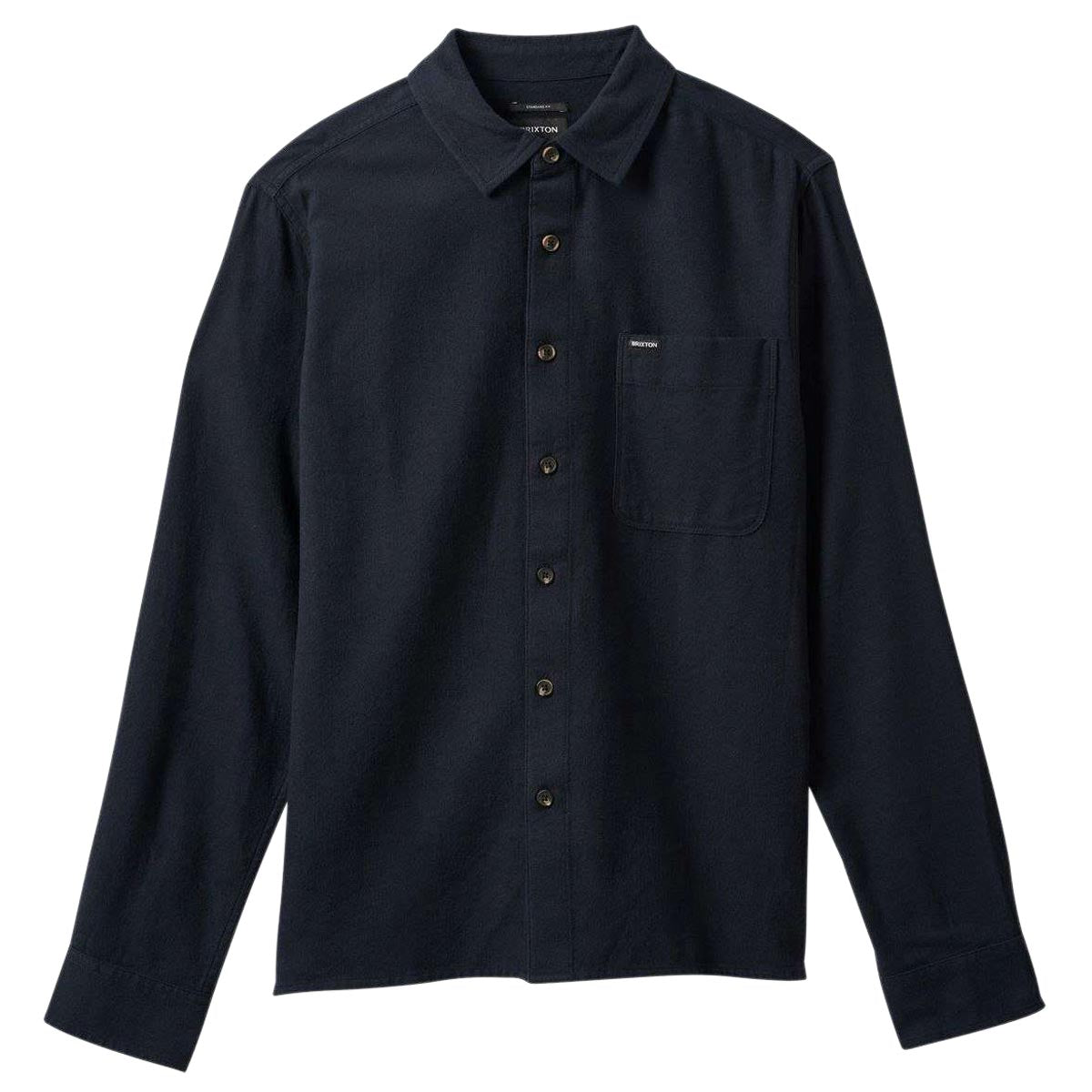 Brixton Hasting Lightweight Flannel Shirt - Black image 3