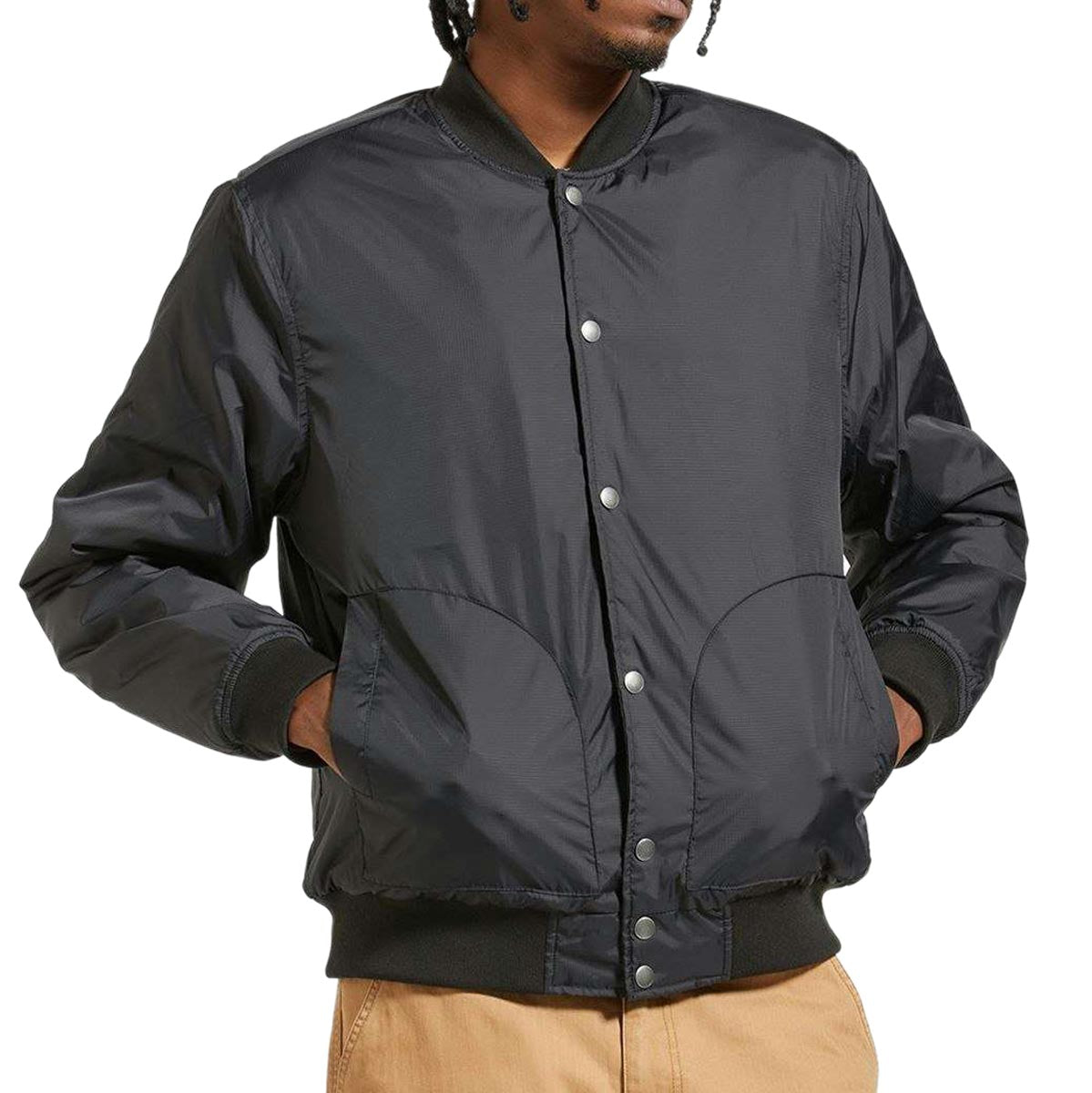 Brixton Dillinger Flight Bomber Jacket - Black image 1