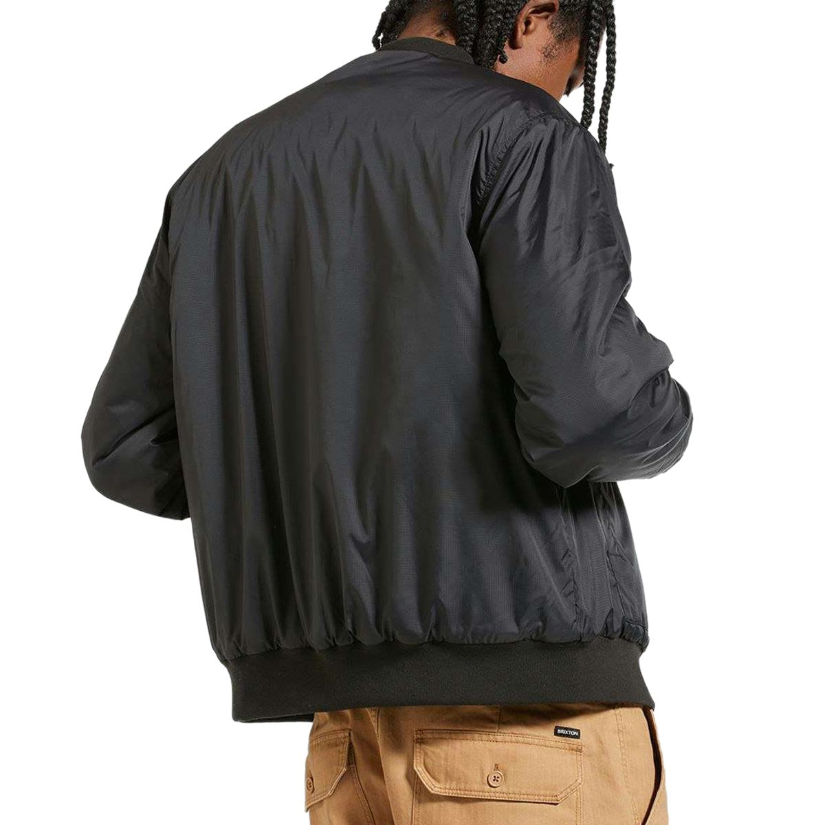 Brixton Dillinger Flight Bomber Jacket - Black image 2