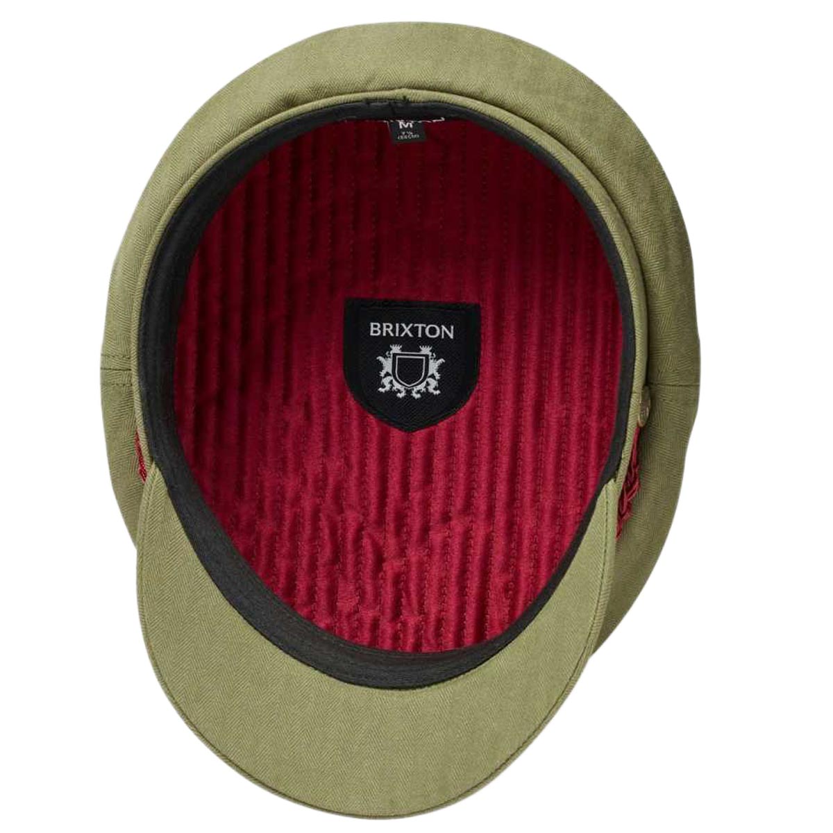 Brixton 20th Anniversary Fiddler Cap Hat - Olive image 4