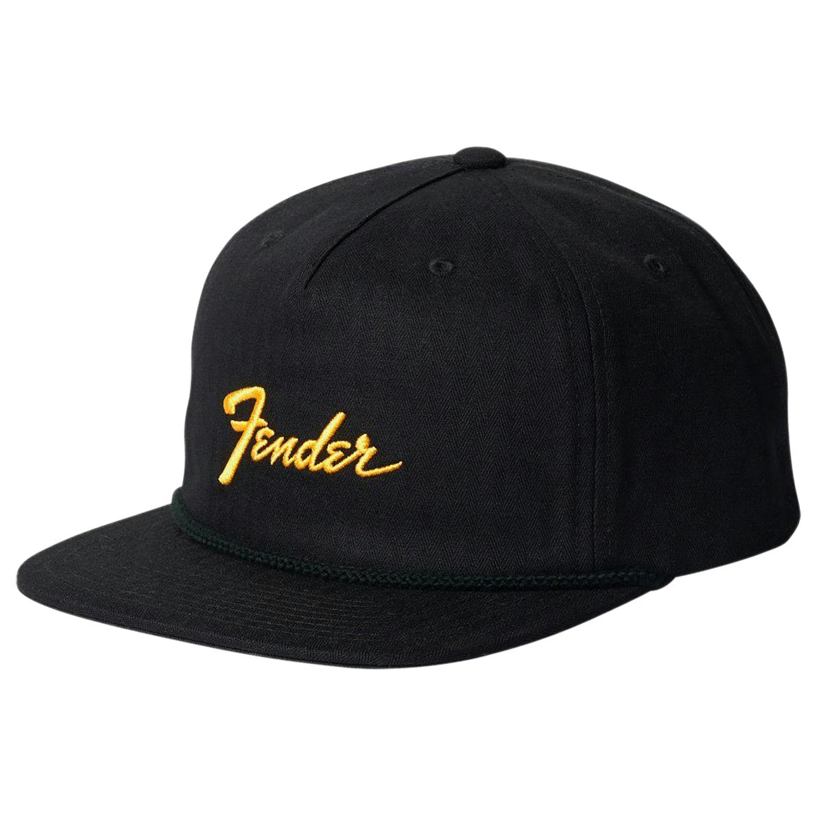 Brixton x Fender Factory Netplus Mp Snapback Hat - Black image 1