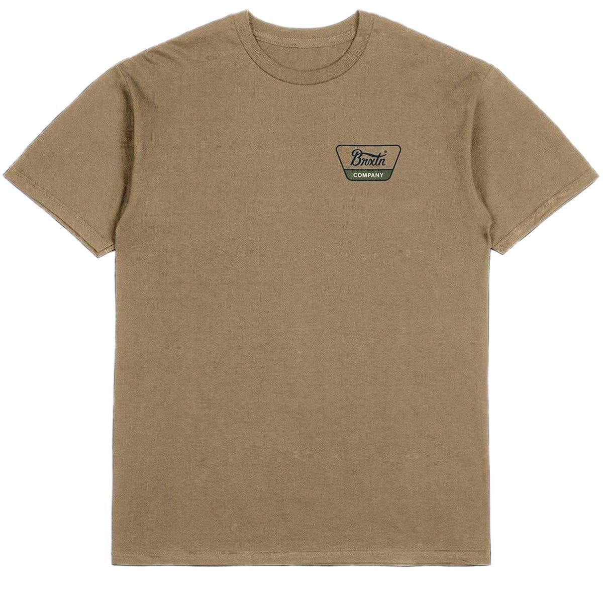 Brixton Linwood T-Shirt - Tiger's Eye/Navy/Olive image 2