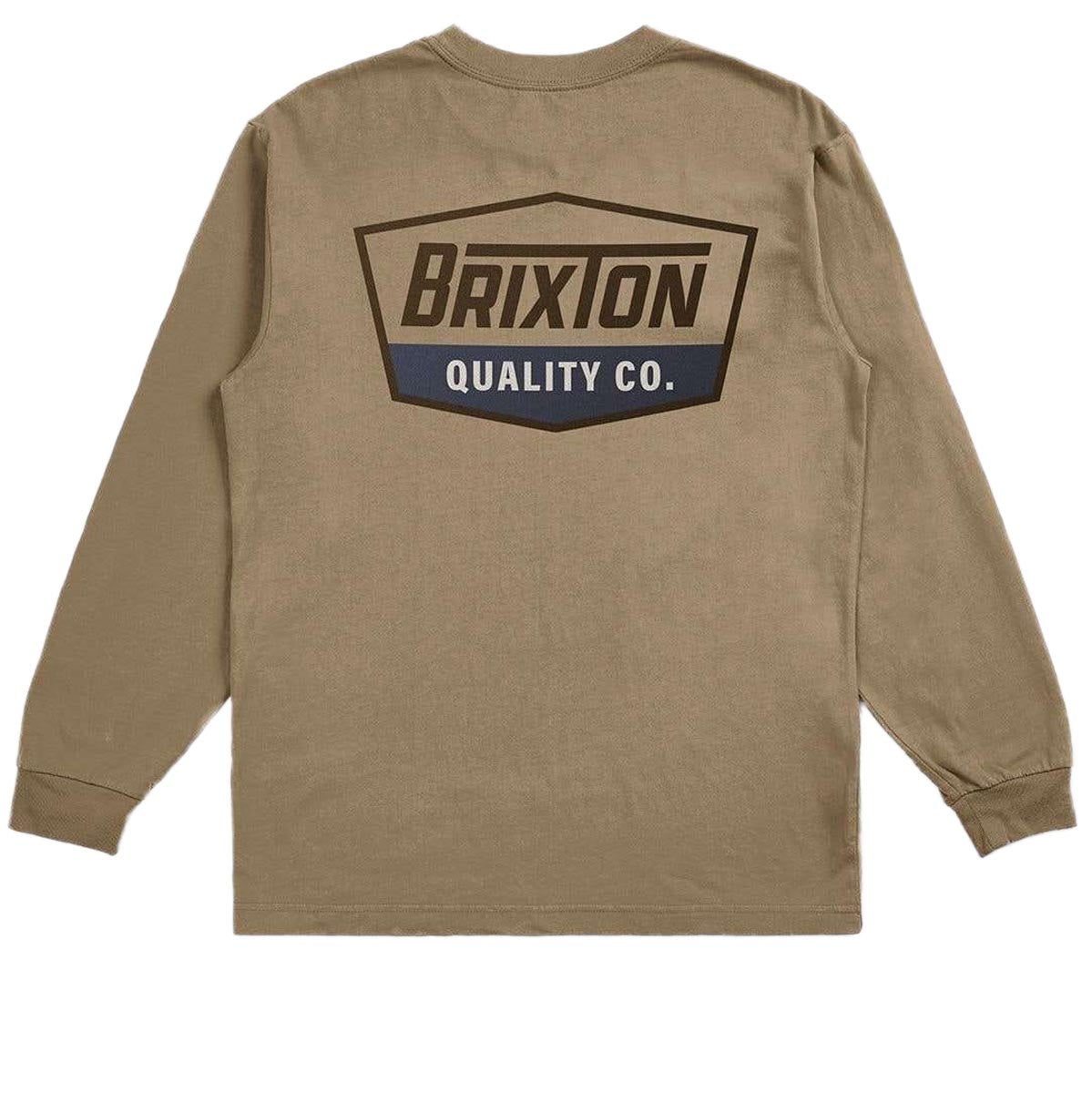 Brixton Regal Long Sleeve T-Shirt - Tiger's Eye/Brown/Navy image 2