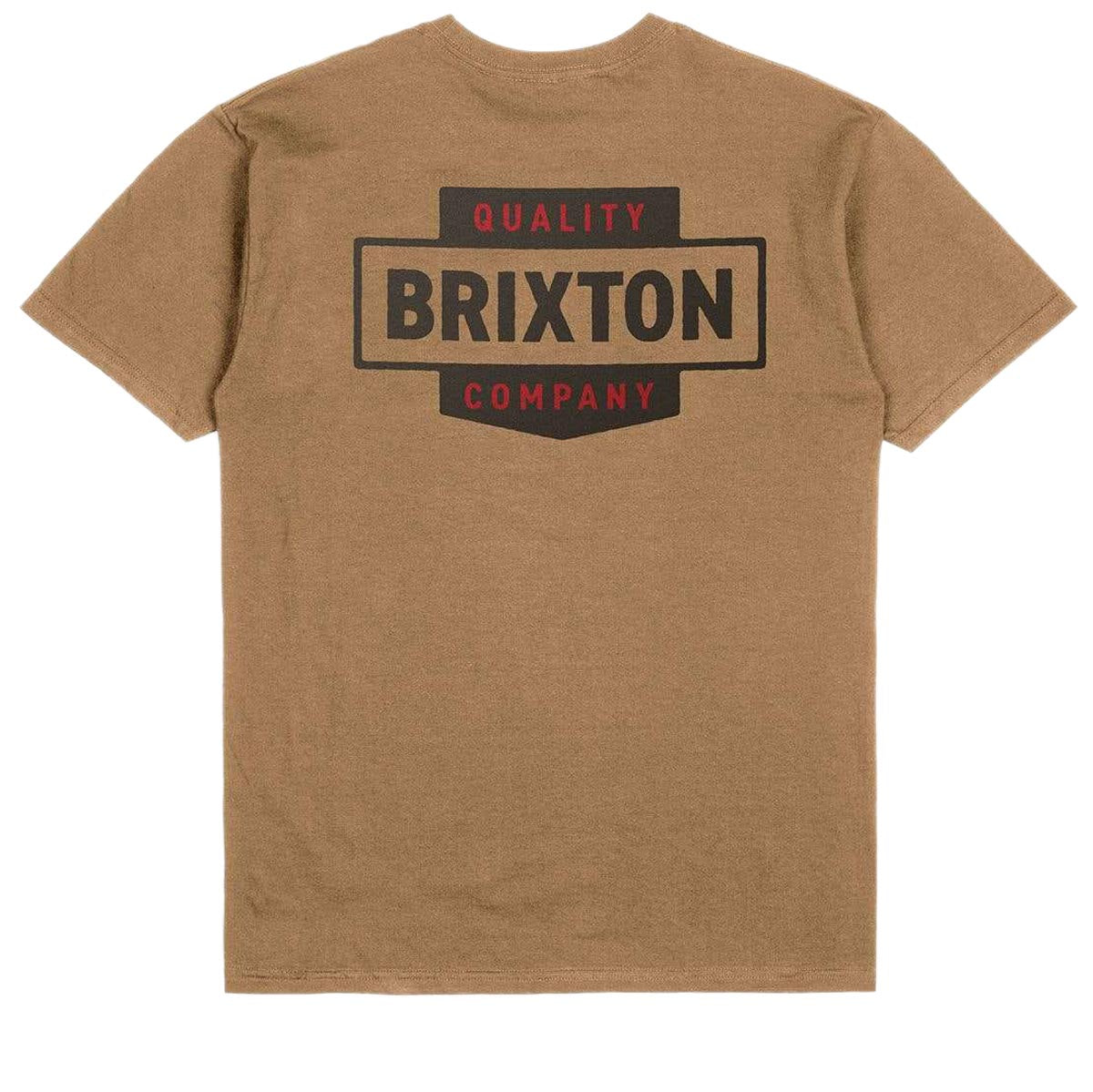 Brixton Osborn T-Shirt - Tobacco Brown Worn Wash image 2