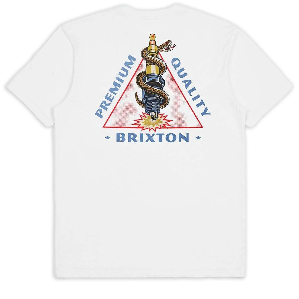 Brixton Sparky Tailored T-Shirt - White image 1