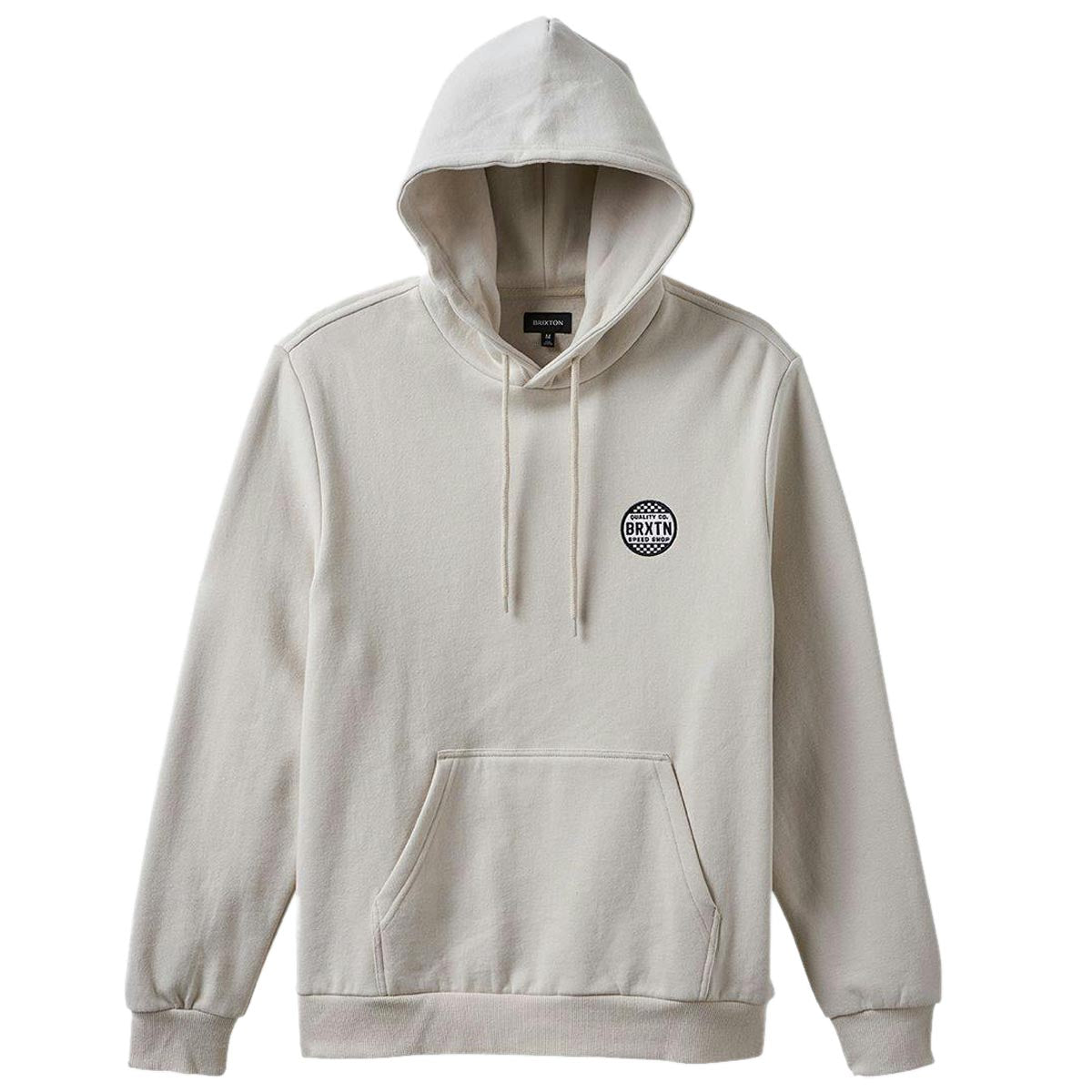 Brixton Gateway Patch Hoodie - Beige image 3