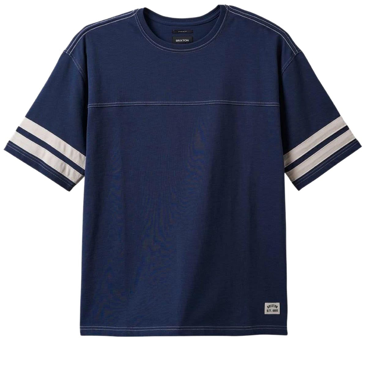 Brixton Varsity Heavyweight Football T-Shirt - Washed Navy image 3