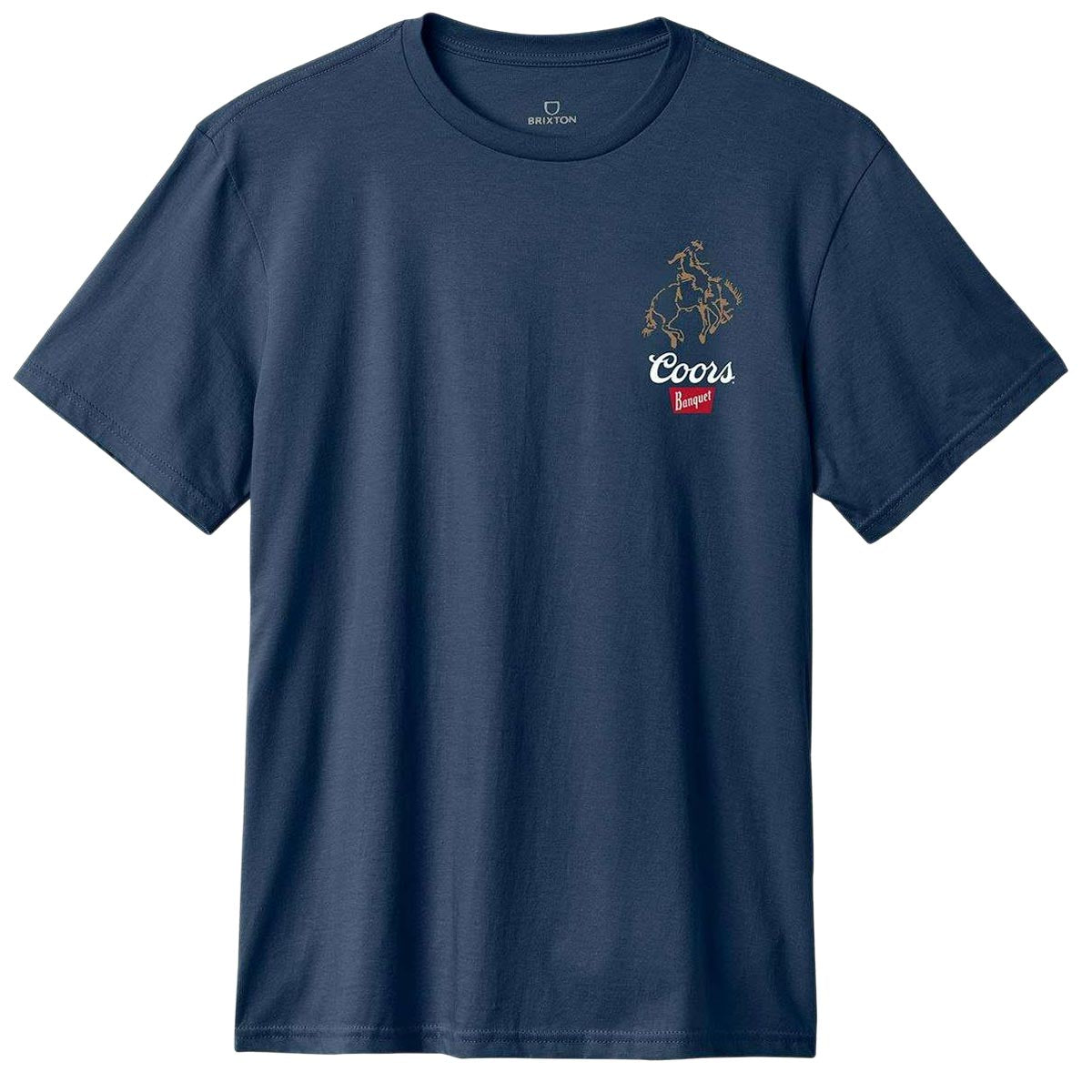 Brixton x Coors Colt T-Shirt - Navy image 2