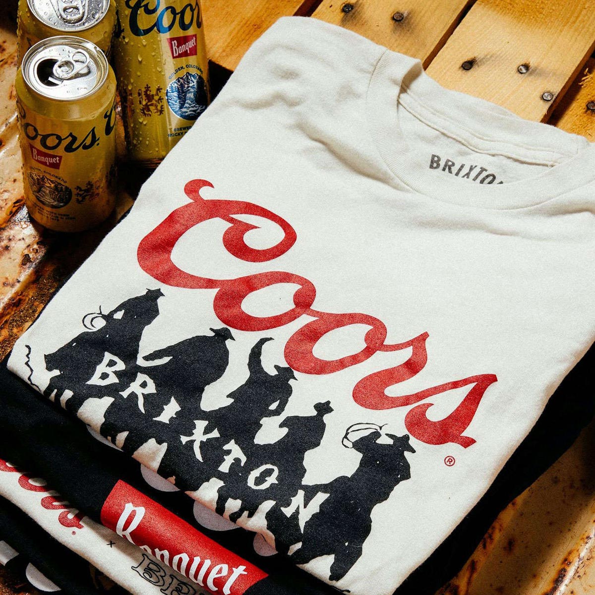 Brixton x Coors Bandit T-Shirt - Natural image 2