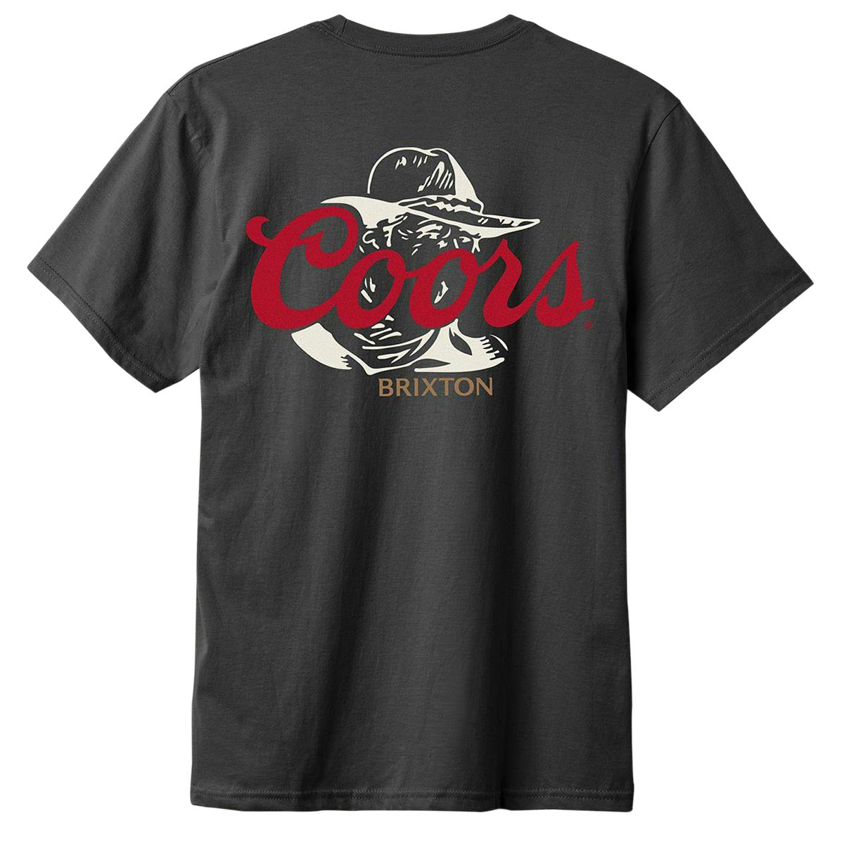 Brixton x Coors Wayne T-Shirt - Black image 1