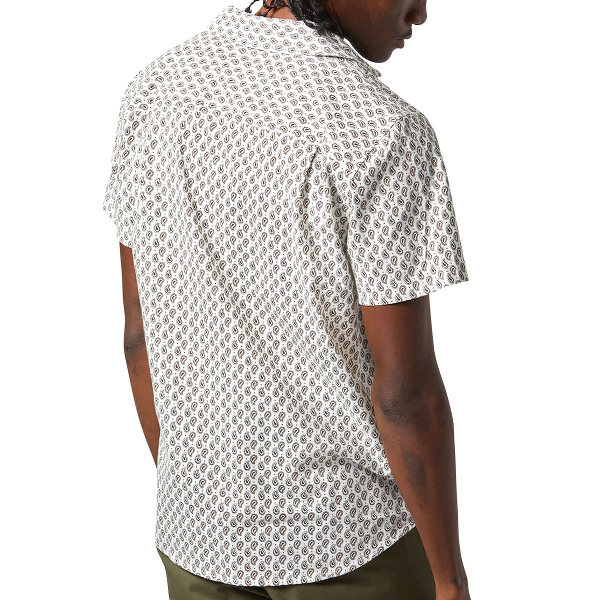 Brixton Charter Print Shirt - Off White/Paisley image 3