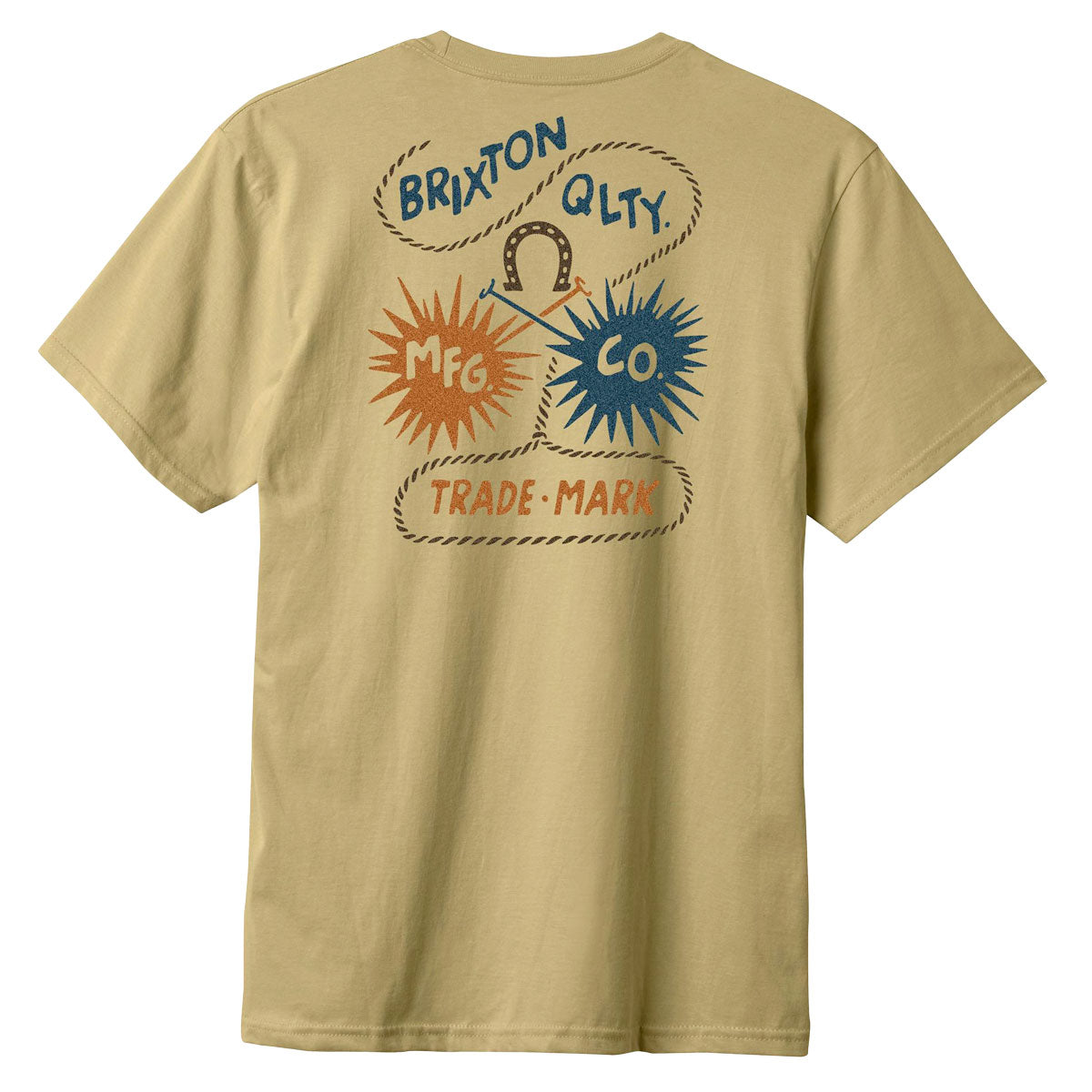 Brixton Remo Tailored T-Shirt - Khaki image 2