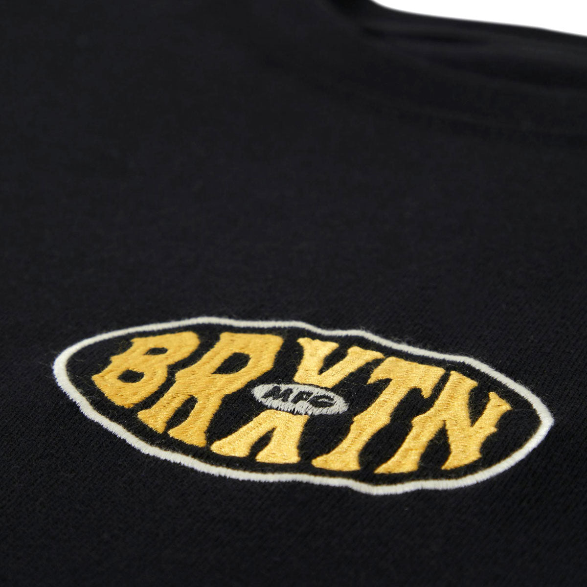 Brixton Largo Heavyweight Relaxed T-Shirt - Black Classic Wash image 2