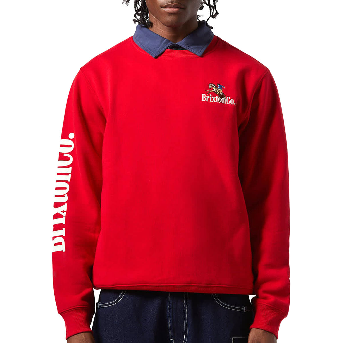 Brixton Inwood Sweatshirt - Crimson image 1