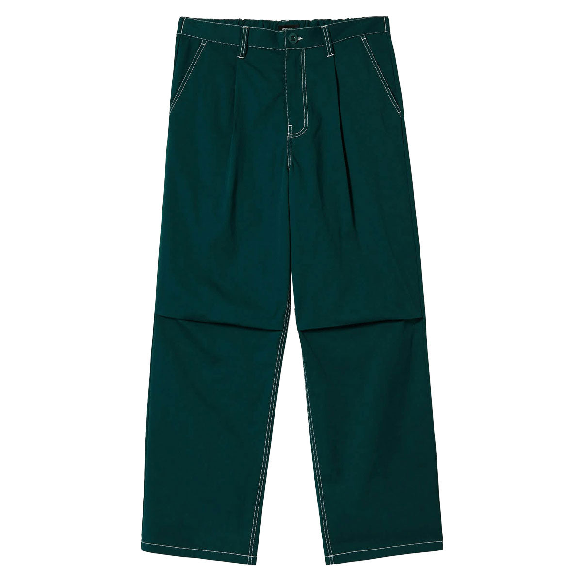 Brixton Baggy Skate Pants - Deep Emerald image 5