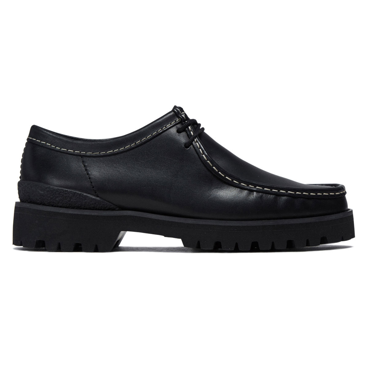 Clarks Wallabee Yukoner Shoes - Black Leather image 1