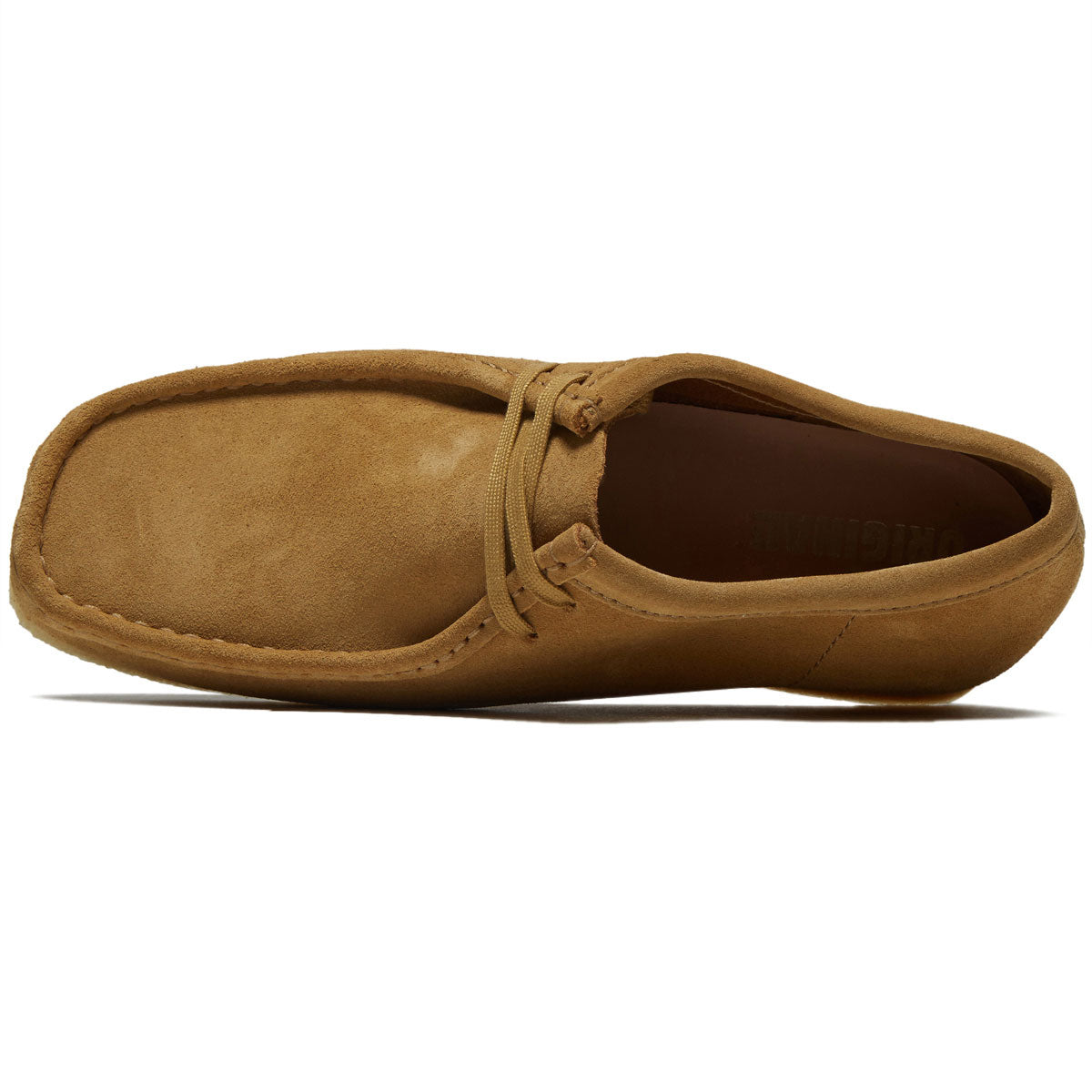 Clarks Wallabee Shoes - Oak Moss Suede image 3