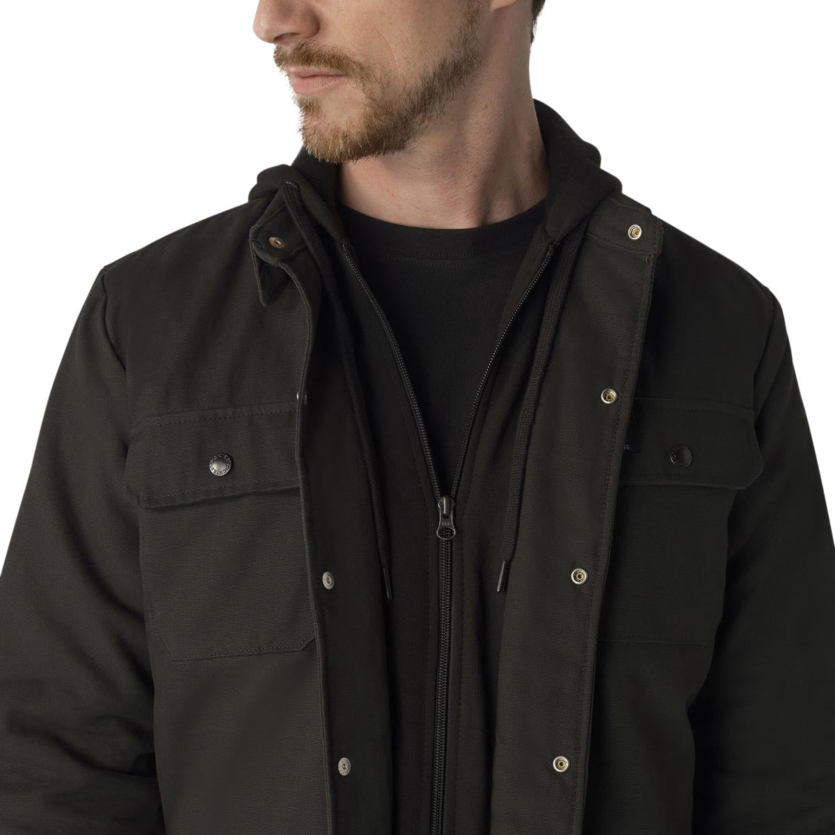 Dickies Duck Shacket Jacket - Black image 2